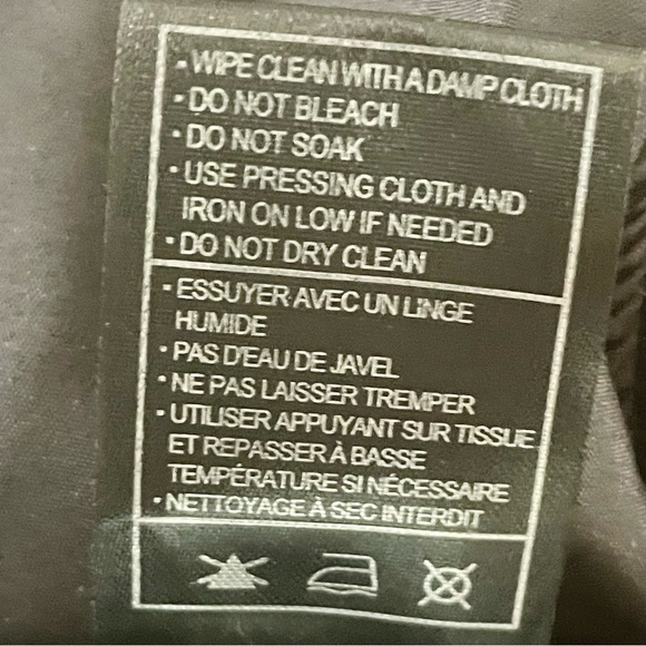 BB Dakota Metallic Champagne Gold Faux Leather Bomber Jacket Women’s Size Medium - Picture 9 of 12